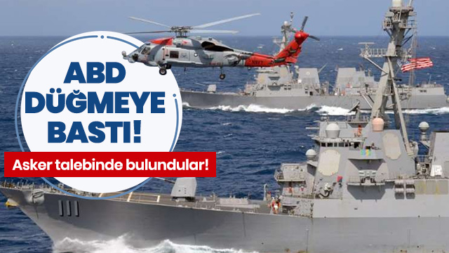 ABD dÃ¼Ämeye bastÄ±! Asker talebinde bulundular!