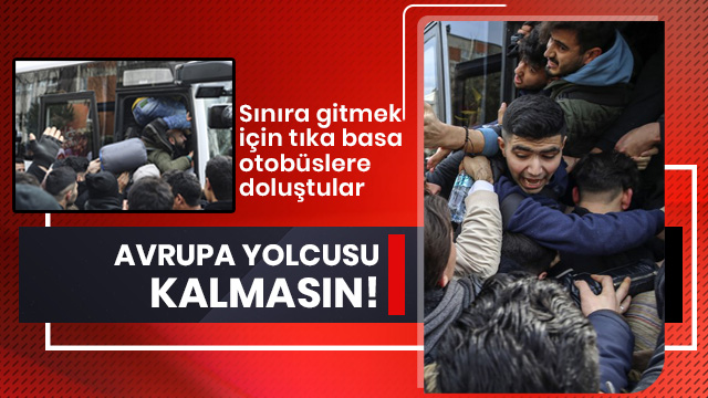 İzdiham çıktı! Mülteciler akın akın sınıra doğru gidiyor