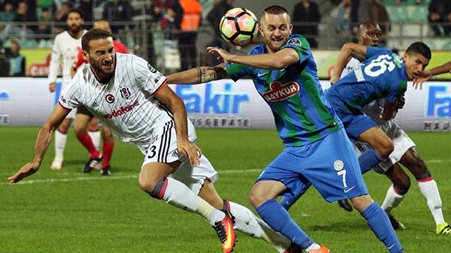 Çaykur Rizespor - Beşiktaş: 0-1
